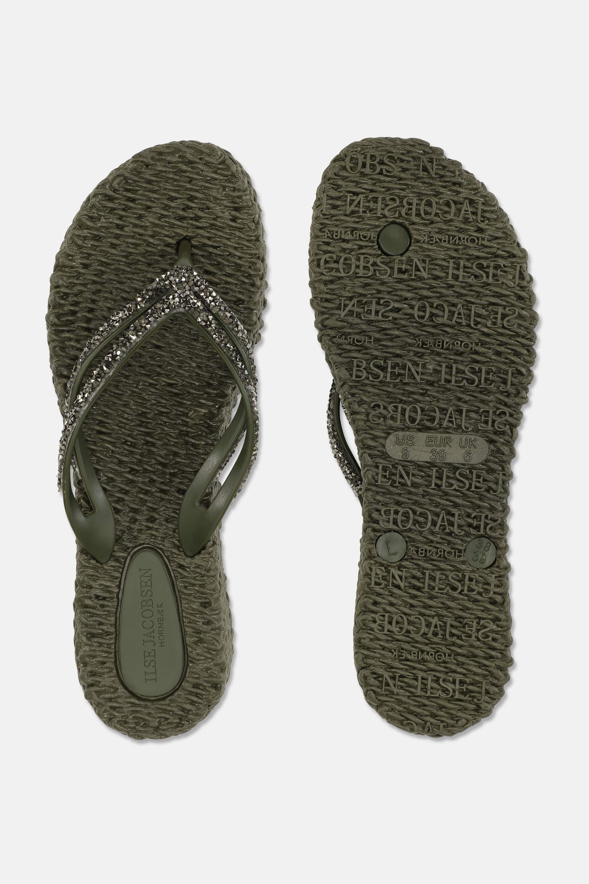 Platform Flip-flops Glitrende Steiner - Army